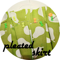 How to sew a skirt pleats