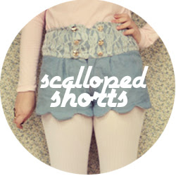 DIY Scallop Shorts