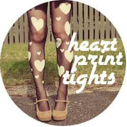 DIY Heart Print Tights